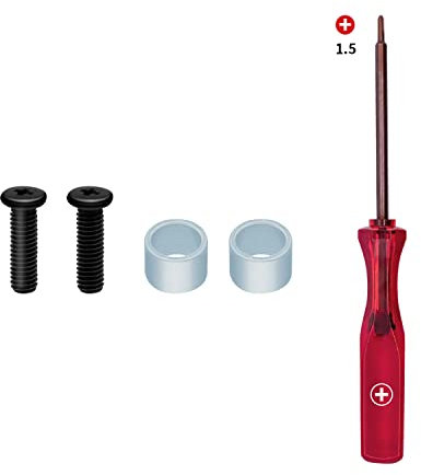 Mcbazel PS5 SSD Hard Drive Replacement Repair Kit 2 Sets Screw with Screw Ring & Screwdriver(Not for PS5 Slim/PS5 Pro)