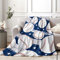 Kuscheldecke Baseball Decke für Junge, 130 x 150 cm Weich Blau Baseball Sport Fleecedecke für Frau, Flauschig Baseball Flanell Wohndecke Kinderdecke für Kinder Mann Geschenk Couch Sofa Bett Deko