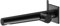 KEUCO IXMO Pure Einhebel-Waschtischmischer Unterputz, 243mm, Rosette eckig, 59516372102, Farbe: Schwarz-Matt