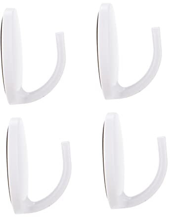 ULTECHNOVO 4pcs Magnetic Hooks for Fridge Microwave Magnetic Key Holders Refrigerator Hooks Magnet Fridge