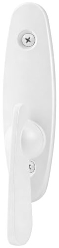 Touri Sliding Door Thumb Latch, Tribeca Style, White | For Andersen Lock Replacement, Gliding Parts, Screws Included