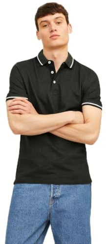 JACK & JONES Herren Shirts Poloshirt T-Shirt JJE Paulos Polo 2er Pack