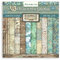 Stamperia, Songs of the Sea Backgrounds 8x8 Inch Paper Pack