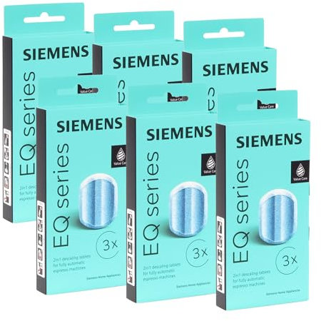 6er Pack Entkalkungstabletten 2in1 für Kaffeevollautomaten/Siemens EQ.series TZ80002