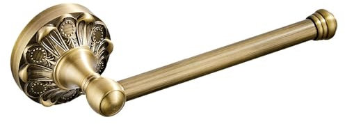 Biutimarden Wall Mounted Brass Toilet Roll Holder Screws Mounting Toilet Tissue Holder for Bathroom &Washroom Graceful and Trendy Toilet Paper Holder