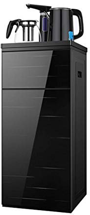DINGZZ Wasserspender (externer Heizkessel und Isolierkessel), Touchpanel, Kindersicherung, um 270° drehbarer Wasserhahn, Beladung von unten
