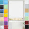 Verdunklungsrollo ohne Bohren 105 x 230 cm Maßgeschneiderte Größe, Sonnenschutz Rollos für Fenster ohne Bohren, mit Klemmträger, für Fenster & Tür, Weiß