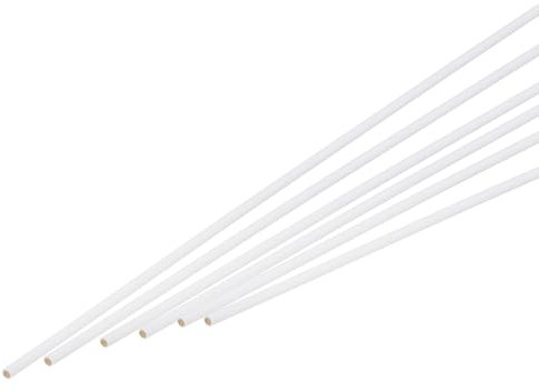 sourcing map 6Pcs Brass Brazing Rods Flux Coated, Phosphor Copper Solder, Low Temperature Welding Sticks 3/32x9/64x20 for Copper Repair, HVAC