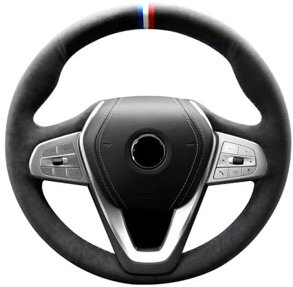 Alpina B7 XB Lenkradbezug für BMW 2, 3, 4, 5, 6, 7, 8, Alcantara, Wildleder, handgenäht, zum Nähen