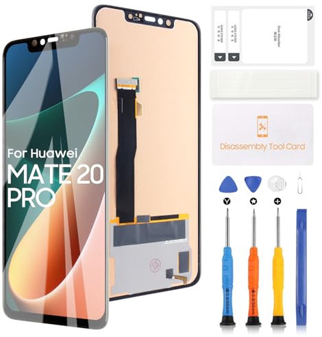 LADYSON Pantalla LCD de repuesto para Huawei Mate 20 PRO LYA-L09 LYA-L29 LYA-AL00 LYA-AL10 LYA-TL00 LCD pantalla táctil digitalizador kit de repuesto con herramienta (TFT negro)