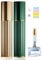 Travelofo Perfume Atomiser Travel Bottle, 10ML Refillable Spray Bottle Easy to Refill Empty Atomiser for Purse, Handbag, Pocket and Luggage (Gold & Green)