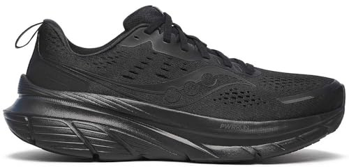 Saucony Men's Guide 18 Sneaker, Triple Black, 10.5