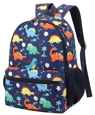 PAEHUIMT Kindergarten Rucksack, Kinderrucksäcke, Dinosaurier-Schultasche geeignet für Jungen (Mehrfarbig)