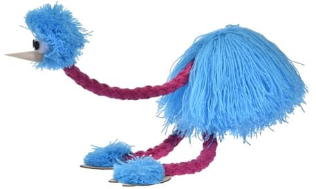 wqibq - Cuerdas de marionetas de avestruz, títeres con cuerdas, marioneta de avestruz, títeres de avestruz interactivos y lindos, para teatro de cumpleaños, familia,