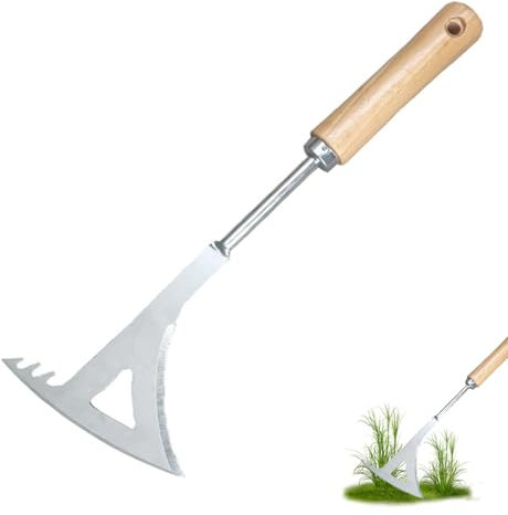Fugenkratzer Unkraut, Fugenkratzer Für Unkraut, Unkraut Entferner Gerät Edelstahl, Grasabzieher Unkrautkratzer Mit Stiel, Unkraut Entferner Gerät, Unkrautstecher Zum Entfernen Von Unkraut Und Moos