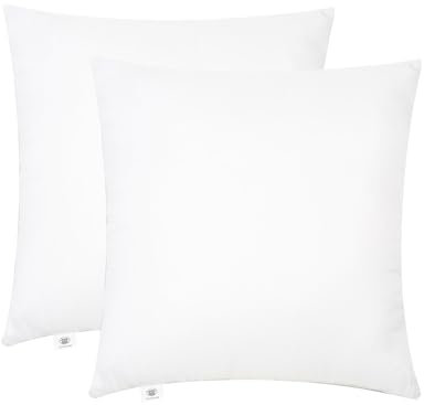 Makimoo Kopfkissen 2er Set 50 x 50 cm, Kissen für Bett und Dekokissen, Polyester Innenkissen Füllkissen for Sofakissen Zierkissen