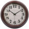 VIKMARI 23cm Vintage Reloj de Pared, pequeño Retro marrón Reloj de Pared silencioso sin marcar para Sala de Estar Dormitorio Cocina baño Oficina