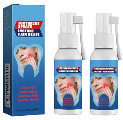 Spray de Reparación de Encías,Alivia el Dolor de las Encías,Spray de Cuidado Bucal de Hierbas,Aerosol para el Cuidado Bucal Aliviar,Aerosol Oral Mantener la Salud,20ml*2pc