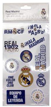 CYP BRANDS, Real Madrid, Aufkleber, abnehmbar, mehrfarbig, offizielles Produkt