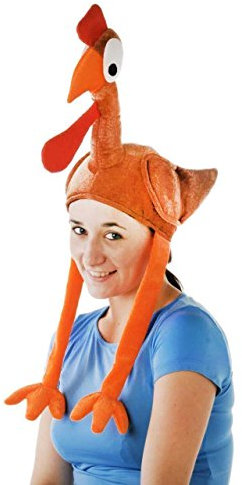 SHATCHI Santa Weihnachtsmütze, Unisex, Truthahn, Hai, Pferd, Kamin, Rentier, Plüsch, Kostüm, Kopfbedeckung, Türkei Gobbler, Einheitsgröße
