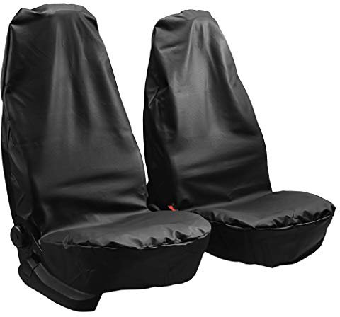 ERJOT Kunstleder Werkstattschoner Sitzschoner Schonbezug waschbar sitzschutz vorne sitze 2 Stück