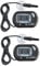 JZK 2 x Piccolo termometro Digitale con sonda ventose e batteria, misuratore di temperatura acqua per Acquario terrario rettili Tartaruga incubatrice frigo