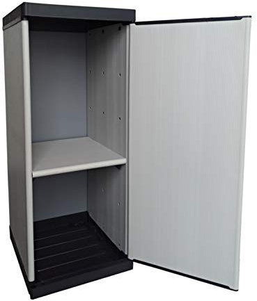 Buyly Armoire Basse 1 Porte Multi-Usage, 34 x 40 x 85 cm