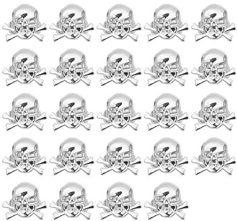 Stück Piraten Schädel Ringe: Piraten Party Supplies Ring für Silber für Halloween Party Dekorationen Home Decor