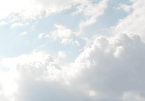 Fototapete 3D Effekt Weiße Wolkenhimmel Einfache Naturlandschaft Vliestapete Wand Tapeten Wallpaper Wandbilder 300x210cm