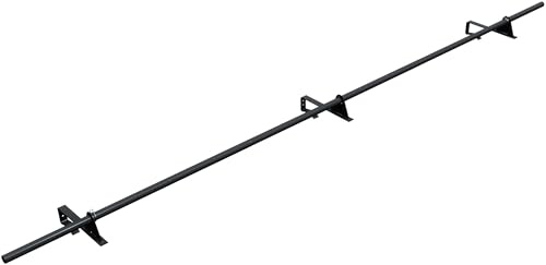 Parotec SCHNEEFANGROHR-Komplettset 3,0 m (300 cm) - für Dachziegel (Ton), Betondachsteine, Falzziegel & Dachpfannen - Schneefang/Dachlawinenschutz - 1 Rohr, 3 Halterungen - RAL 7016 Anthrazit