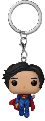 Funko Pop! Keychain: DC - The Flash - Supergirl - DC Comics- Mini-Figurine en Vinyle à Collectionner Porte-clés Fantaisie - Cadeau de Noël - Idée de Cadeau - Produits Officiels