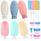 20Pcs Travel Bottles Set for Toiletries, Leak-Proof Silicone Travel Containers, 60ml Small Mini Empty Squeeze Bottles Travel Accessories for Toiletries, Shampoos, Conditioner and Lotion (BPA Free)
