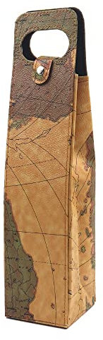 Haohai Single Bottle Wine Tote, Reusable Leather Wine Bag Tote, Single Bottle Wine Tote Bag, Crocodile Grain Wine Gift Bag for Picnic, Travel, Party, Birthday, Wedding, Restaurant (Yellow)