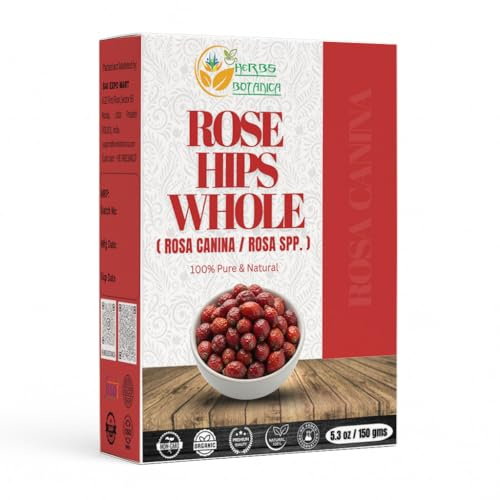 Herbs Botanica Rosehips Dried Rose Hip Herbal Tea, 3.5 OzHerbs Botanica Rosehips Dried Rose Hip Vitamin C c5.30oz | Resealable Kraft Bag, Resealable Kraft Bag