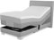 Boxspringbett Rom II 120x200 cm elektrisch verstellbar mit Motor, inkl. Tonnentaschenfederkernmatratze und Topper Härtegrad H2 / H3 / H4. Verstellbares Kopfteil & Fußteil