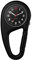 Avaner Karabineruhr Taschenuhr mit Karabiner Rucksack Schnalle Uhr mit Leuchtzeiger Notfall Kleine Taschenlampe Unisex FOB Analog Quarzwerk Uhr für Klettern Sport Outdoor Aktivitäten, Schwarz