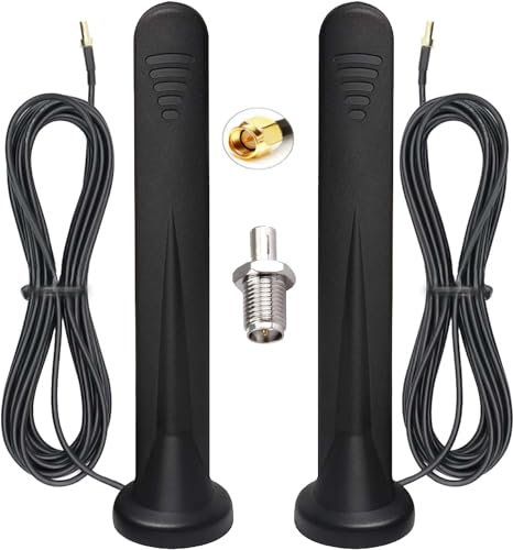 songyea Antenne 5G LTE 4G Amplificateur de signal - 2 jeux d'antenne 4G 5G LTE - Antenne 5 g - Antenne LTE, amplificateur de signal omnidirectionnel SMA (A)
