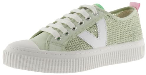 victoria Inglesas 1915 Re-Edition Rejilla & Logotipo En Contraste & Refuerzo Puntera 1176102 para Mujer Wasabi 37