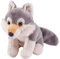 Wild Republic Pocketkins Eco Wolf, Plüschtier, 12 cm, Plüschspielzeug, Hergestellt aus recycelten Materialien, Umweltfreundlich