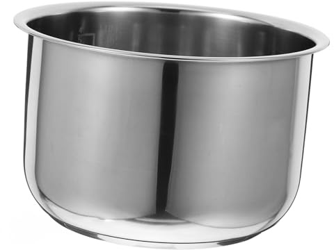 Cabilock Pot Intérieur De Cuiseur À Riz 7.80X7.80X4.72 Pouces Revêtement Antiadhésif Remplacement Polyvalent Pour Cuisson Riz Soupe Et Gâteau Cuisine Facile