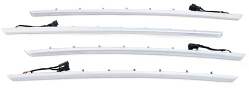 JESYMBX Für BMW 3er F30 2012-2018 Innenraum Ambient Light Panel Dekorieren Trim Lampe Pearl Chrome