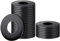 BOUMVID Arandelas Planas M3 x 7 mm, 100 Piezas Arandelas Metálicas Tóricas Arandela Plana Pequeño Negro, Arandelas Negras Metalicas Espaciadoras de Acero al Carbono para Tornillos Sujetadores