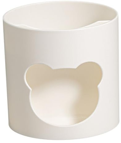 ZJchao Runder Tisch-Stifthalter, Kreative Runde Form, Vielseitige Aufbewahrung, Anspruchsvolles Design, Schlichtes und Elegantes Aussehen, Hergestellt aus