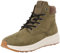 Tommy Hilfiger Uomo Stivali Bassi Light Hybrid in Pelle, Verde (Army Green), 42