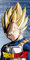 Halantex Dragon Ball Z - Vegeta Super Saiyan - Strandtuch / Badetuch - 100% Baumwolle - Maße 70 x 140 cm, DB-1520T