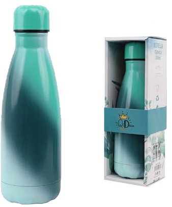 Botella Aislante 350ml, Botella de Agua de Acero Inoxidable Hermética Frio y Calor 12 Horas, Doble Pared Sin BPA, Reutilizable, para Deporte, Gimnasio, Escuela (8, 350ml)