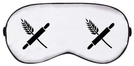 'Rolling Pin & Wheat' Sleep/Travel Eye Mask (EY00009553)