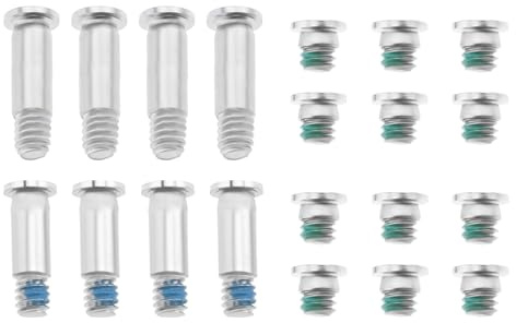 SG Store 2er-Set Laptop-Untergehäuse-Schrauben-Set, kompatibel mit MacBook Air 2018–2020, 33 cm (13 Zoll) A1932, A2337, A2179, Laptop-Rückabdeckung, Schraubenersatz, silberfarben