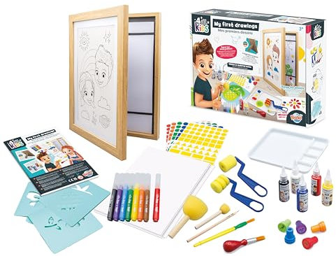 Buki Mes premiers dessins - Kit de dessin avec cadre pour dessin d'enfant