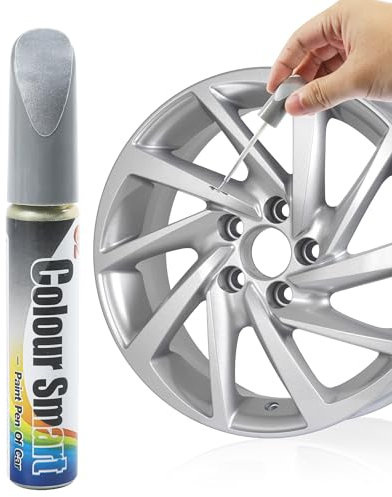 Flaconi Car Paint Touch up,Touch-up Paints for Vehicles,Rim Touch Up Paint,Car Scratch Repair Pen,Car Paint Scratch Repair,Wheel Scratch Remover,Can Quickly Repair Car Paint Scratches(Silver)